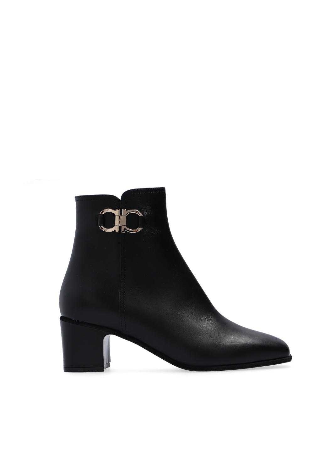 【送料&関税込】Ferragamo Leather Ankle Boots Ferragamo 85mm Vara-bow Leather Ankle Boots | Black | FARFETCH